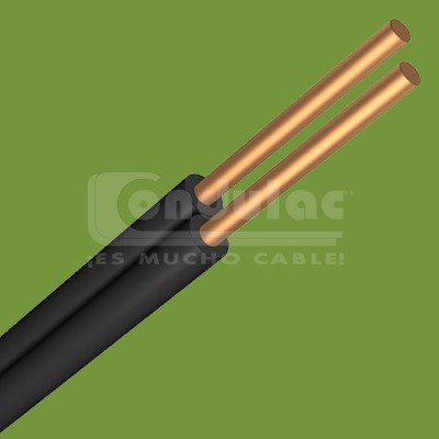 CABLE DUPLEX TIPO POT Y/O SPT DE 2 CONDUCTORES CAL. 16 AWG, BLANCO CONDULAC (CARRETE)