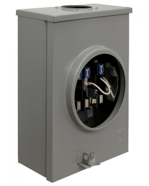 Base para medidor de 7 mordazas 100 A. Trifásica