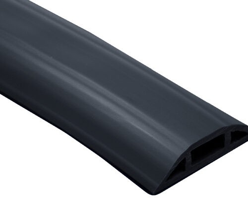 FLEXIDUCTO NEGRO PARA PISO CON CINTA AUTOADHERIBLE DE 2.5MTS MCA. THORSMAN