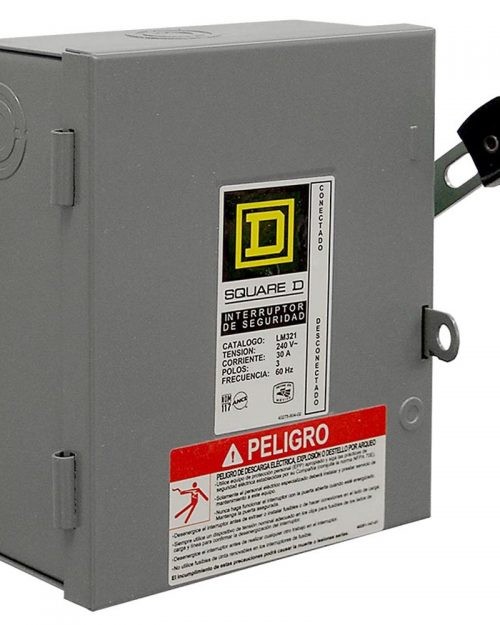 Interruptor de seguridad 3 Polos 30 A