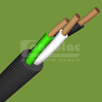 CABLE USO RUDO DE 3 CONDUCTORES CALIBRE 16 AWG, 60°C, 300 V, CONDULAC