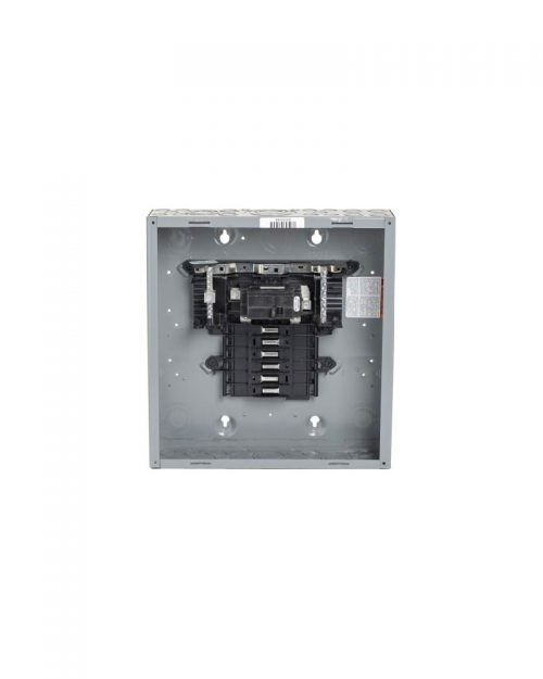 Caja con interior para centro de carga de 12 polos. 100 A. Monofásico. Con interruptor principal