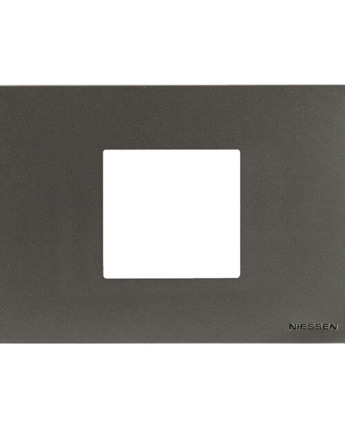 PLACA ZENIT 2 MODULOS ANTRACITA ZENIT