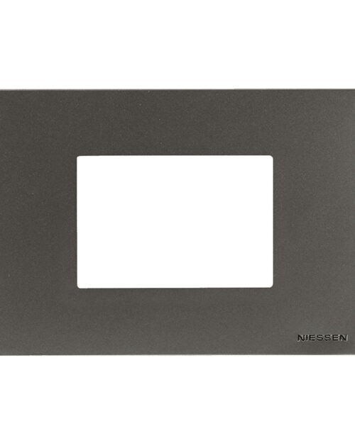PLACA ZENIT 3 MODULOS ANTRACITA ZENIT