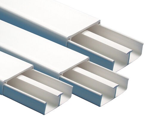 CANALETA P.V.C. DE 18MMX48MM X 2.50 MTS BLANCO THORSMAN