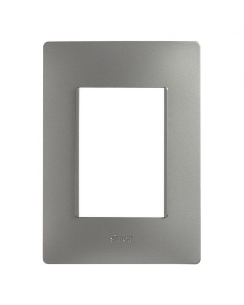 PLACA 3MODULOS S/CHASIS  – ACERO S26 | Simon 26 | CODIGO 2600613-110