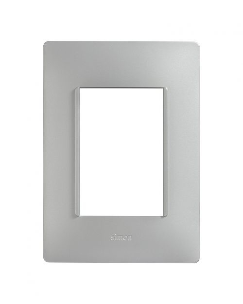 PLACA 3MODULOS S/CHASIS  – PLATA S26 | Simon 26 | CODIGO 2600613-033