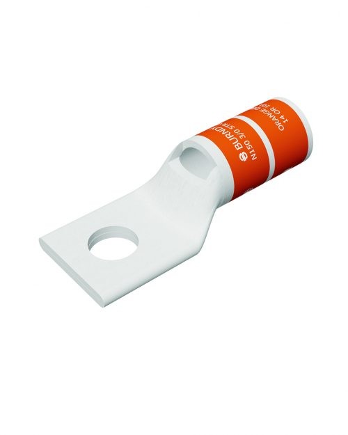 Zapata Terminal De Cobre Cal. Del Con. 3/0 Awg Tor. De 1/2 Mca. Burndy