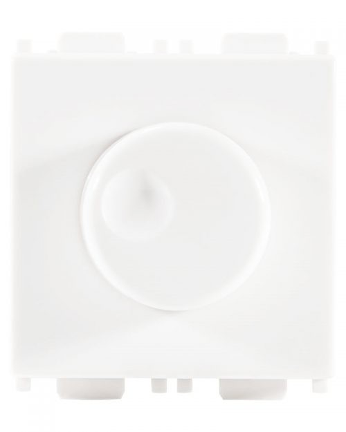 DIMMER ROTATIVO 600 W 2 MODULOS BLANCO | ALPHA | ESTEVEZ