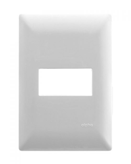 PLACA 1 VENTANA SILVER | ALPHA | ESTEVEZ