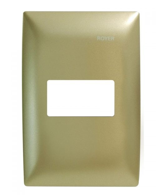 PLACA 1 MÓDULO HORIZONTAL CHAMPANGE | ROYER 100