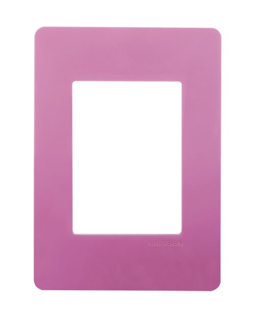 PLACA 3 MODULOS CARAMELO CHASIS BLANCO UNNO