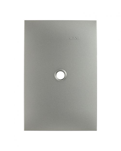 PLACA ALUMINO MATE SALIDA CABLE  SIMON | Simon 25 | CODIGO 25601-63