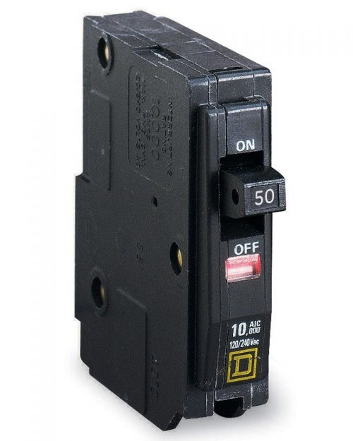 Interruptor termomagnético 1 polo 50 A. Enchufable