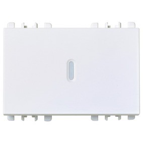 TECLA CON VISOR 3 MOD BLANCO S26 | Simon 26 | CODIGO 2600113-030