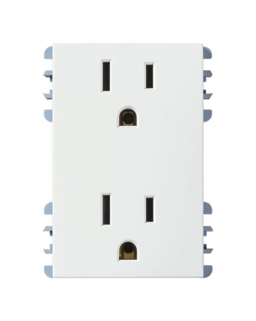 TOMA CORRIENTE DUPLEX 2P MAS T BLANCO S26 | Simon 26 | CODIGO 2600424-030