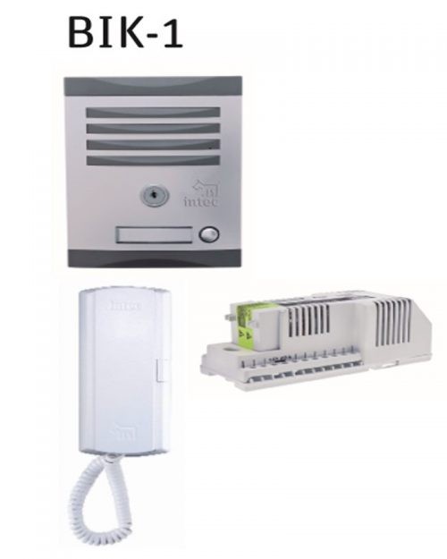 KIT DE INTERFON FRENTE DE EMPOTRAR 1 TEL INTEC