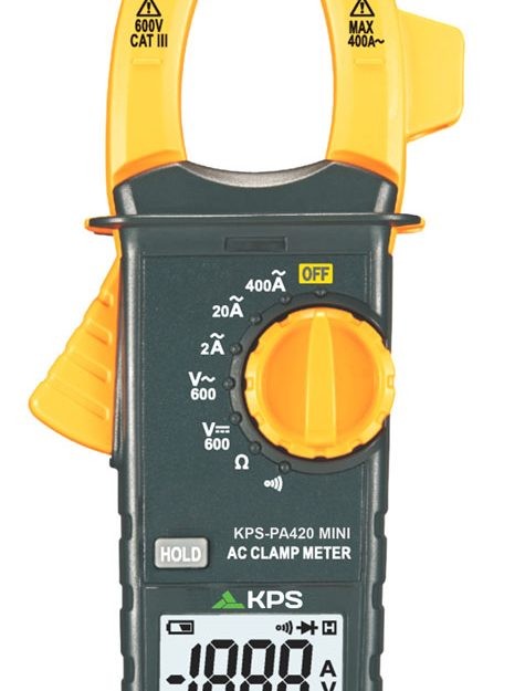 MINI PINZA AMPERIMETRICA BÁSICA 400A CORRIENTE AC, VOLT AC/DC
