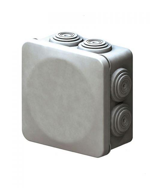 CAJA ESTANCAS IP 55 80X80X45 CON CONOS Y TAPA A PRESION | ROYER