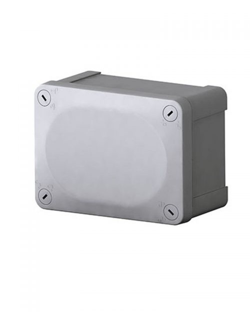 CAJA ESTANCAS IP 65 150X105X80 CON LADOS CERRADOS  Y PLACA CON TORNILLOS | ROYER