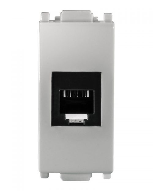 TOMA TELEFONICA RJ11 6 HILOS SILVER | ALPHA | ESTEVEZ