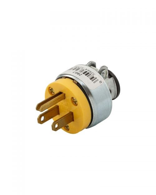 2867-BOX | CLAVIJA ENT/RECTA ATERRIZADA 15A 127V AMARILLO | ARROW HART