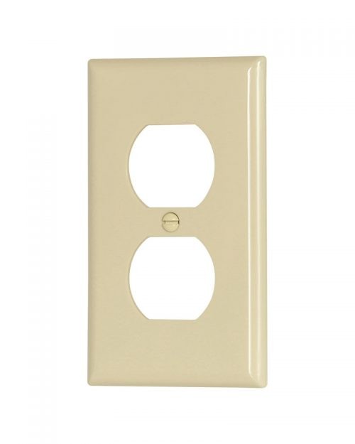 5132V | PLACA PARA RECEPTACULO DUPLEX NYLON MARFIL | ARROW HART