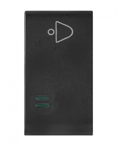 BOTON TIMBRE “CAMPANA” C/ PILOTO NEGRO | BETA | ESTEVEZ