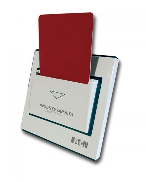 INTERRUPTOR DE TARJETA, 15 A, 125 V, INCLUYE CHALUPA, TARJETERO Y TARJETA BLANCO | ROYER 100