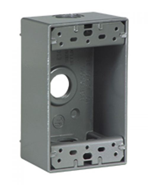 1113-SP | CAJA CON SALIDA 1 GANG 3 ORIFICIOS DE 1/2 | ARROW HART