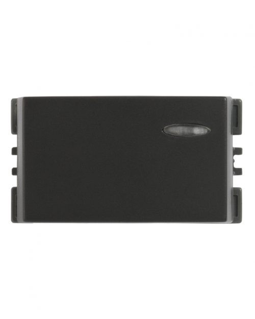 INTERRUPTOR SENCILLO C/LUZ PILOTO (S/LED) GRAFITO | Simon 25 | CODIGO 25104-38