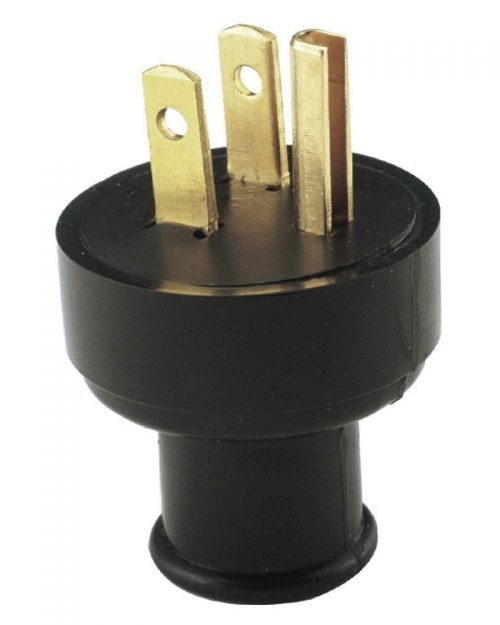 M5274 | CLAVIJA DE HULE ATERRIZADA 2 P. MAS TIERRA 15AMP. 127V | ARROW HART