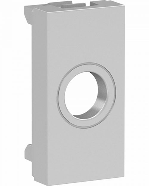 Modulo ciego con salida de cable. Aluminio