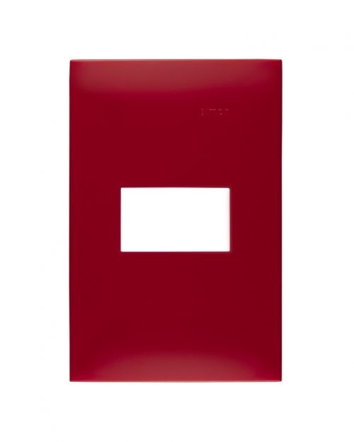 PLACA ROJO CARMESI DE 1 MODULO | Simon 25 | CODIGO 25611-57