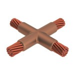 MOLDE TIPO X PARA SOLDAR CABLE A CABLE CAL 4/0 A 4/0 MCA.CADWELD