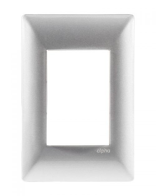 PLACA  3 VENTANAS METALIZADO ALUMINIO | ALPHA | ESTEVEZ