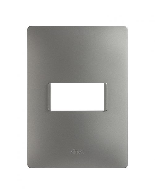 PLACA 1MODULO S/CHASIS  – ACERO S26 | Simon 26 | CODIGO 2600611-110