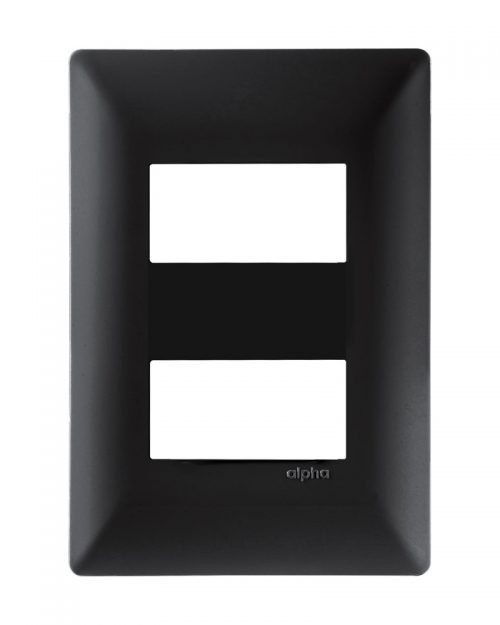 PLACA 2 VENTANAS BLACK | ALPHA | ESTEVEZ