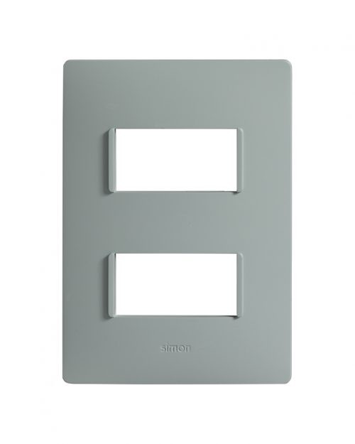 PLACA 2MODULOS S/CHASIS  – VERDE TURQUESA S26 | Simon 26 | CODIGO 2600612-065