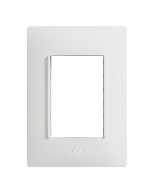 PLACA 3 MODULOS C/CHASIS – BLANCO/BLANCO S26 | Simon 26 | CODIGO 2600613-030