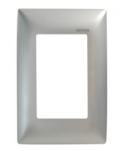 PLACA 3 MÓDULOS PLATA | ROYER 100