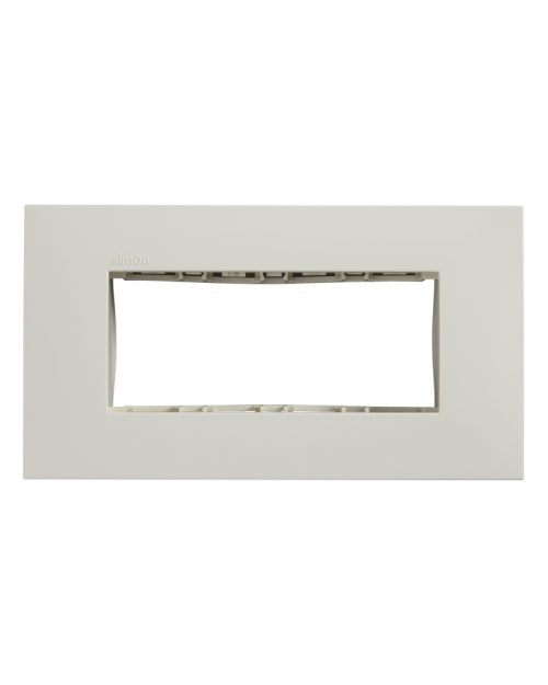 PLACA MARFIL DE 4 MODULOS  SIMON | Simon 25 | CODIGO 25614-31