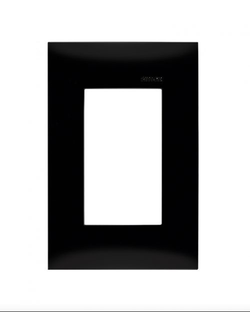 PLACA NEGRO EBANO DE 3 MODULOS | Simon 25 | CODIGO 25613-69