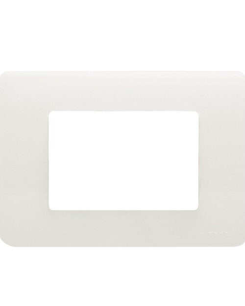 PLACA STYLO 3 MODULOS BLANCO ALPINO STYLO