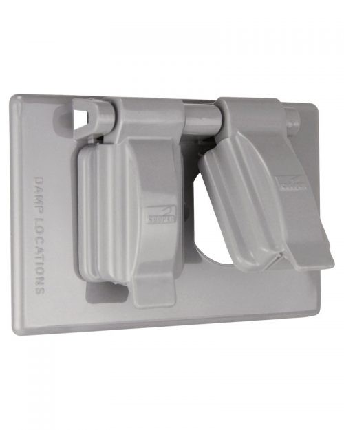 S1962 | TAPA HORIZONTAL DE PLASTICO PARA CONTACTO DUPLEX O COMBINADO | ARROW HART