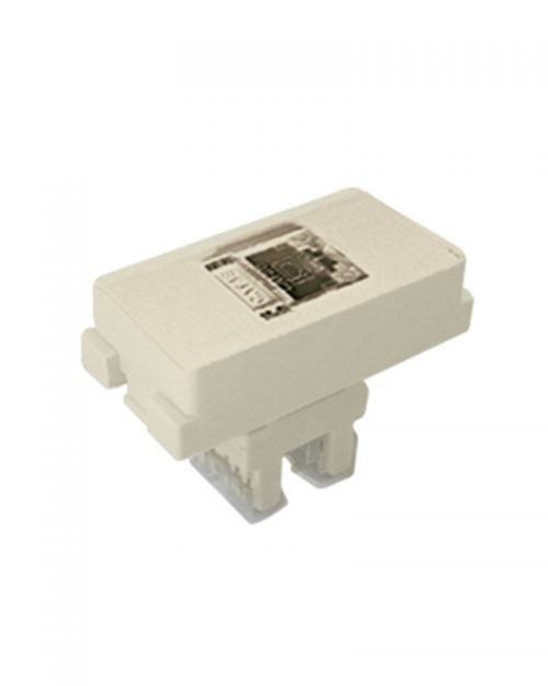 TOMA DE VOZ Y DATOS RJ45, CAT 6 MARFIL | ROYER 100