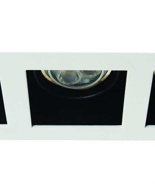 Luminaria de empotrar triple
