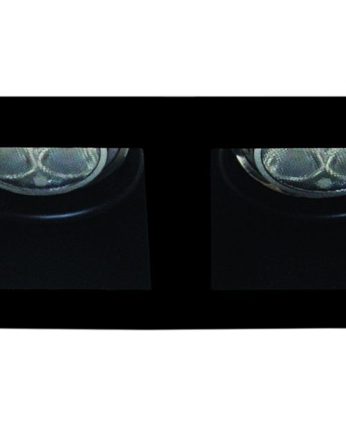 Luminario de empotrar doble