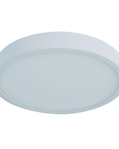 Luminario redondo slim para sobreponer en techo