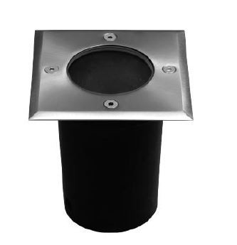 LYNX ACERO INOX CUADRADO  1XGU10  IP67